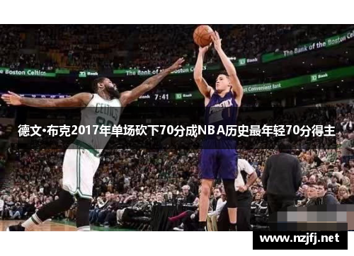 德文·布克2017年单场砍下70分成NBA历史最年轻70分得主